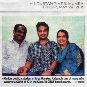 Arya Gurukul Kalyan in Hindustan Times